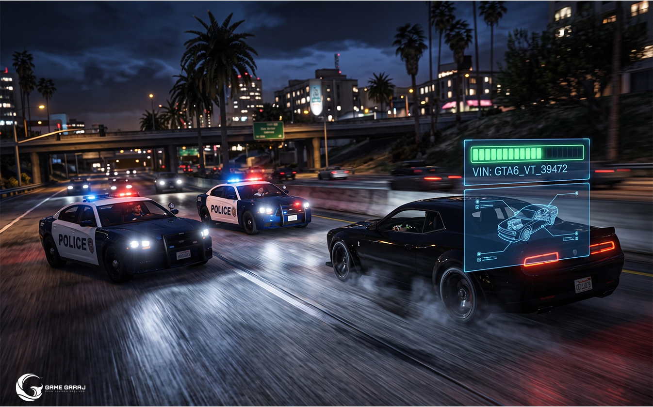 GTA 6 Polis Özelliği GTA Online’da Sızdırıldı: VIN Takibi