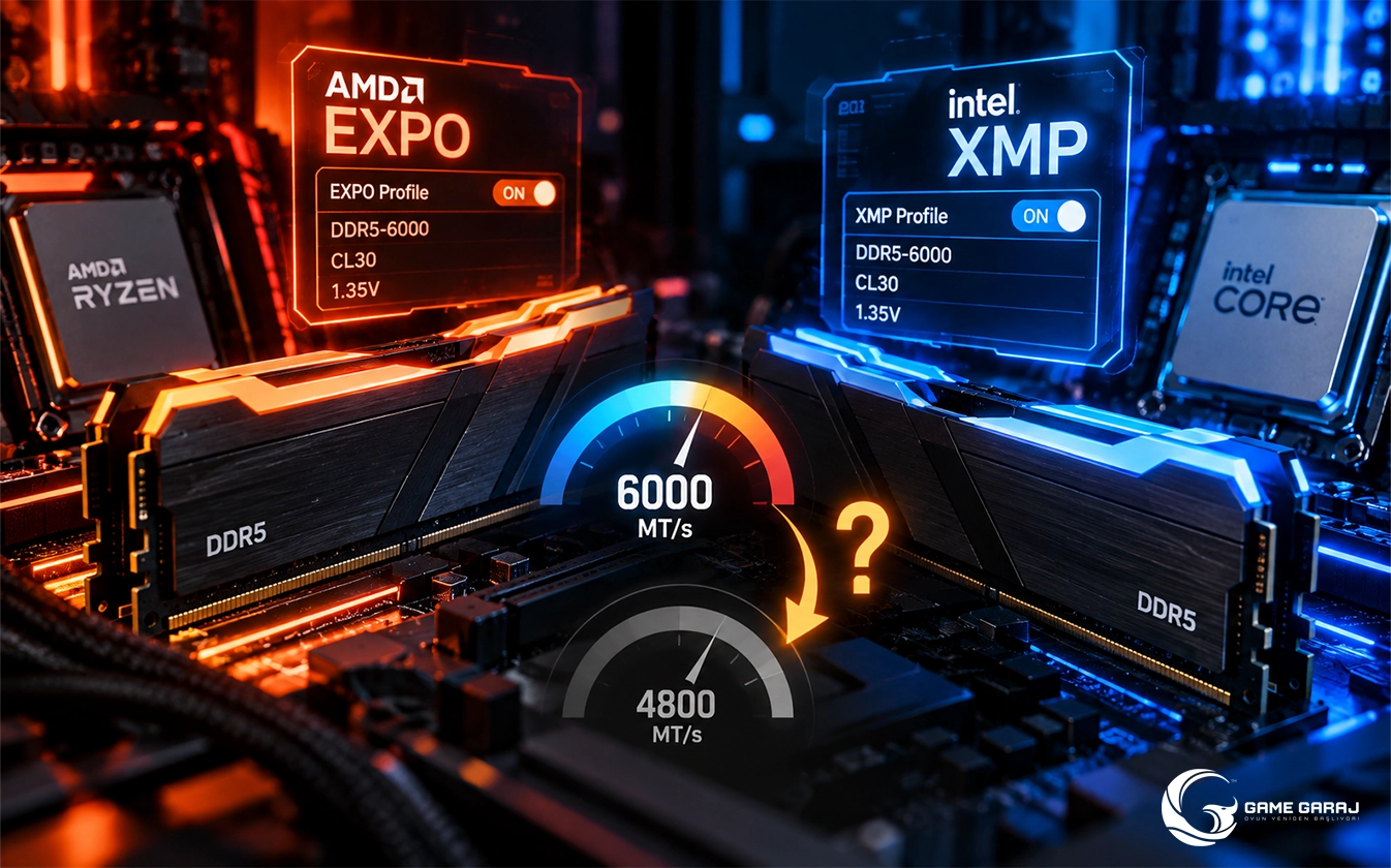 XMP ve EXPO Nedir? RAM Neden Kutuda Yazan Hızda Çalışmaz?