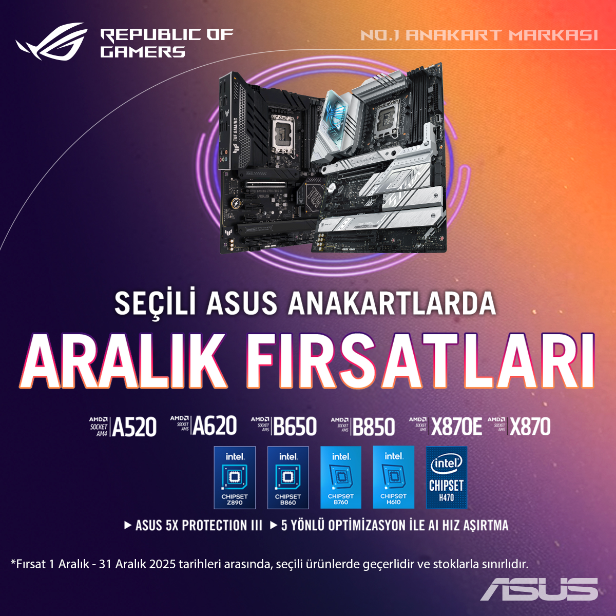 ASUS ARALIK Anakart