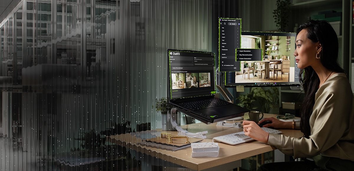 NVIDIA yapay zeka ve GeForce RTX tanıtım görseli