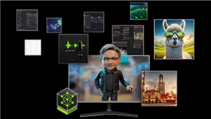 NVIDIA yapay zekâ uygulamaları ve araçları ekran görüntüsü