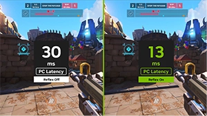 NVIDIA Reflex ile düşük gecikme karşılaştırması