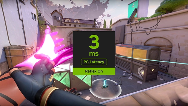 VALORANT — NVIDIA Reflex PC gecikme süresi görseli