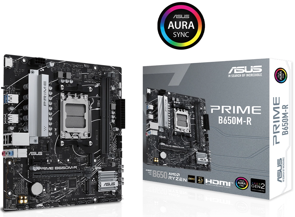ASUS PRIME B650M-R anakart genel görünüm