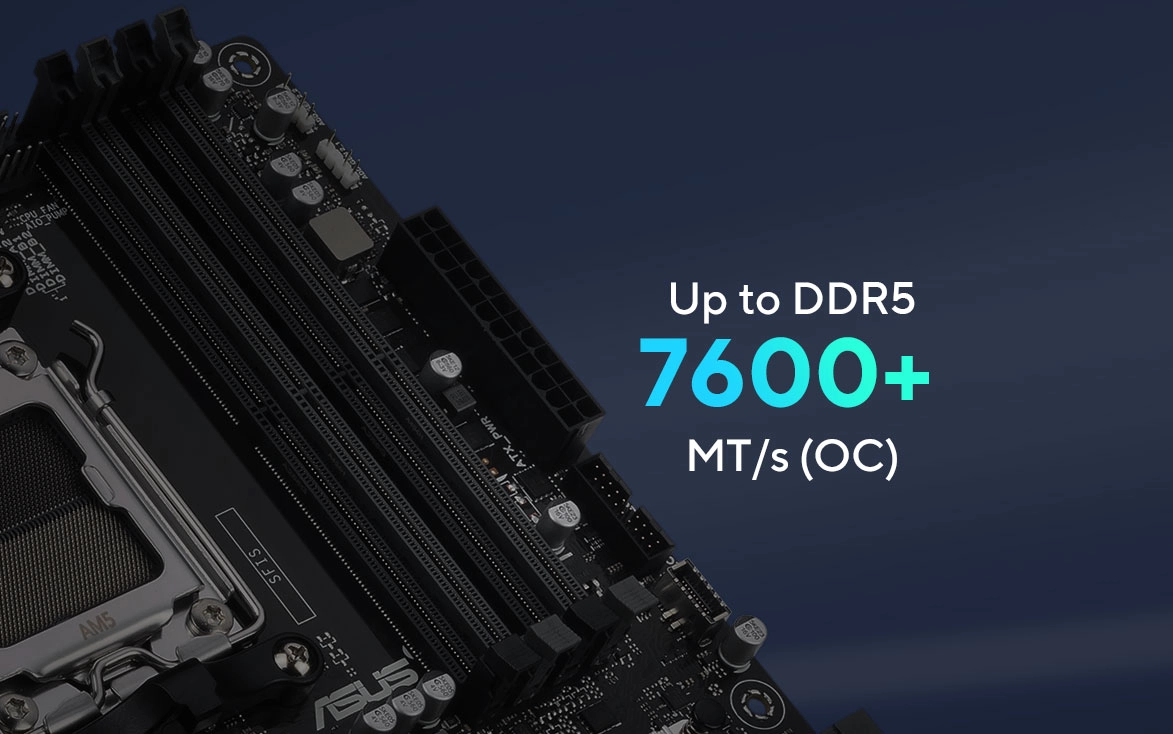 ASUS PRIME B840M-A-CSM DDR5 7600+ MT/s
