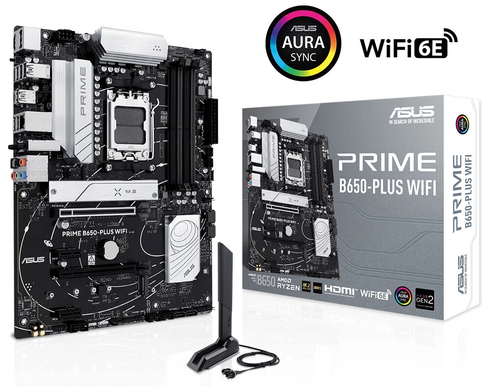 ASUS PRIME B650-PLUS WIFI anakart genel görünüm
