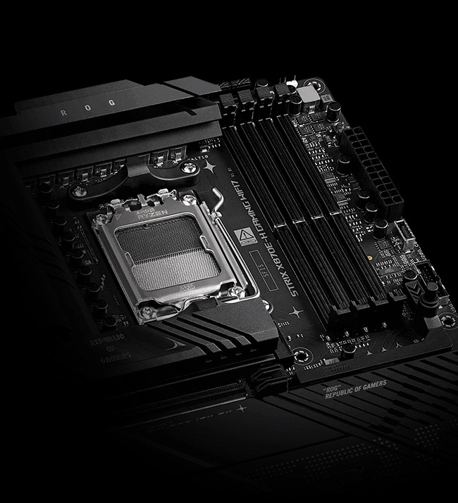 ASUS ROG STRIX X870E-H hız aşırtma ve güç tasarımı