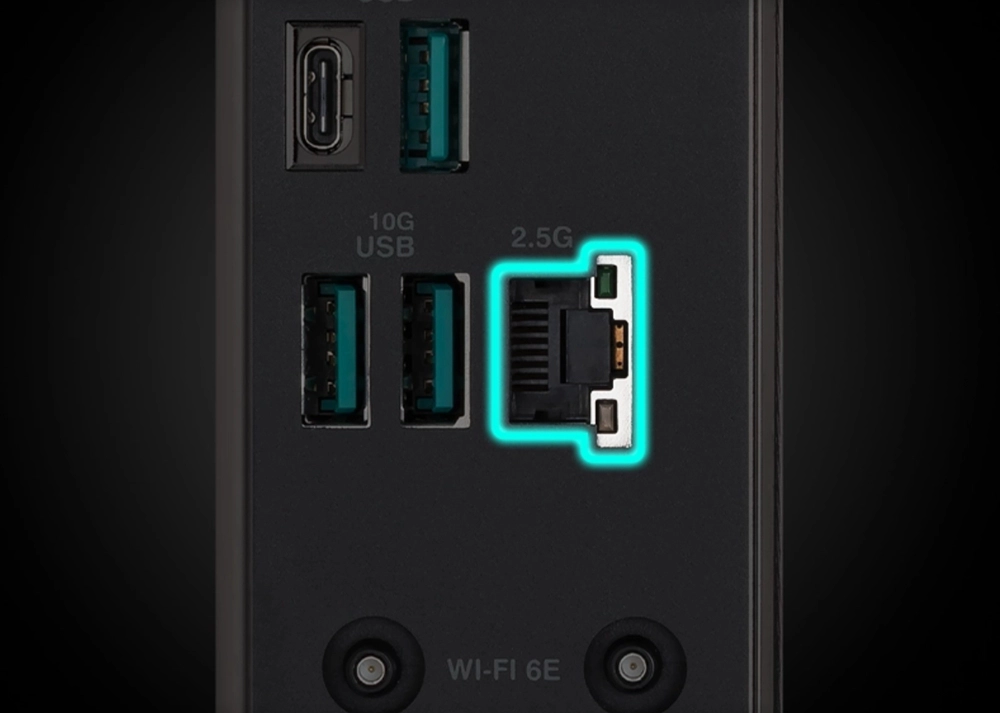 ASUS B850 MAX GAMING WIFI Realtek 2.5 Gb Ethernet