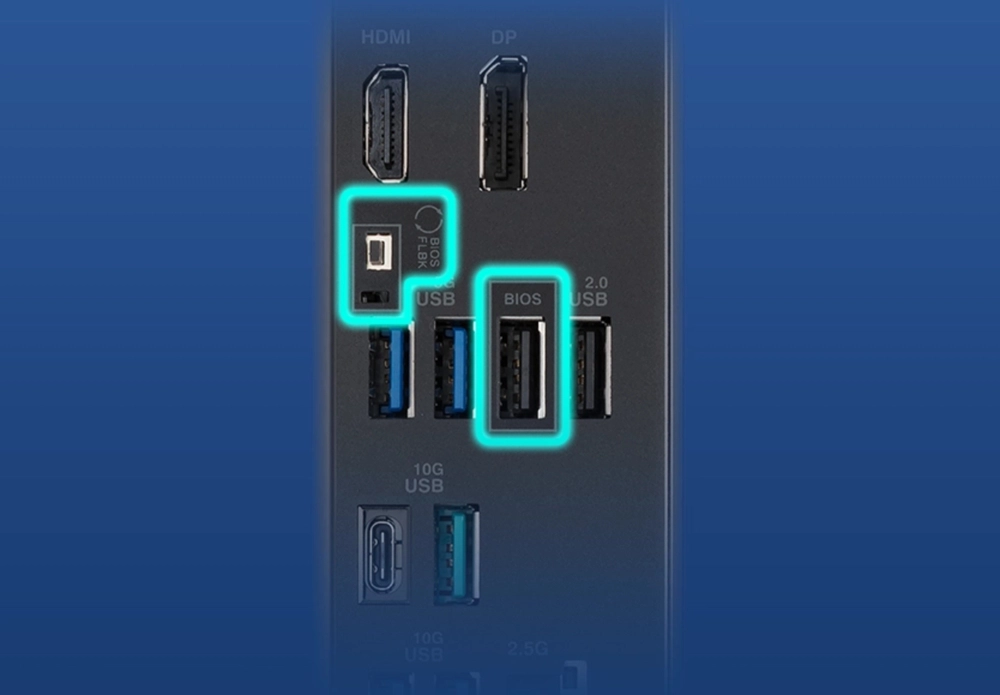ASUS B850 MAX GAMING WIFI BIOS FlashBack