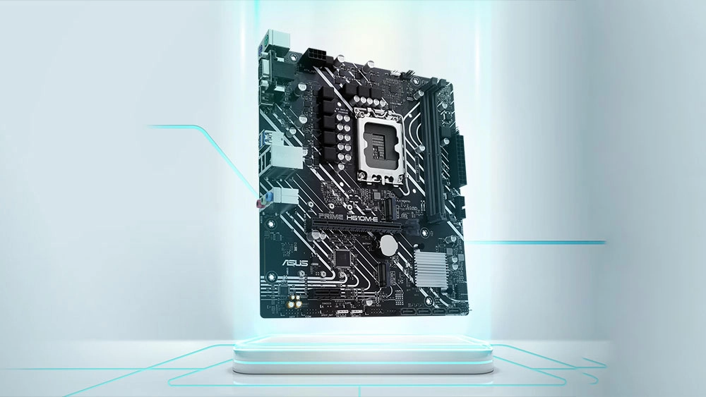ASUS PRIME H610M-E D4-CSM anakart genel görünüm
