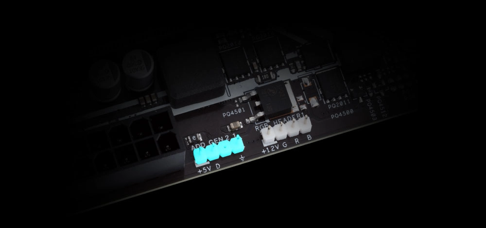 ASUS PRIME H610M-E D4-CSM adreslenebilir Gen 2 RGB başlıkları