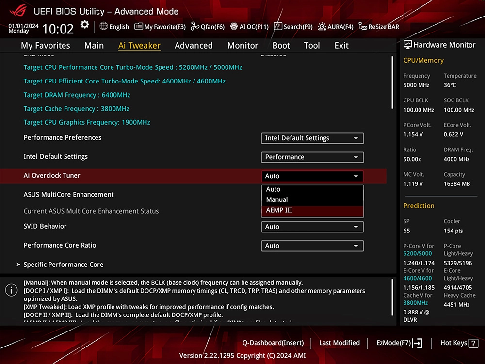 ASUS ROG STRIX Z890-F AEMP III