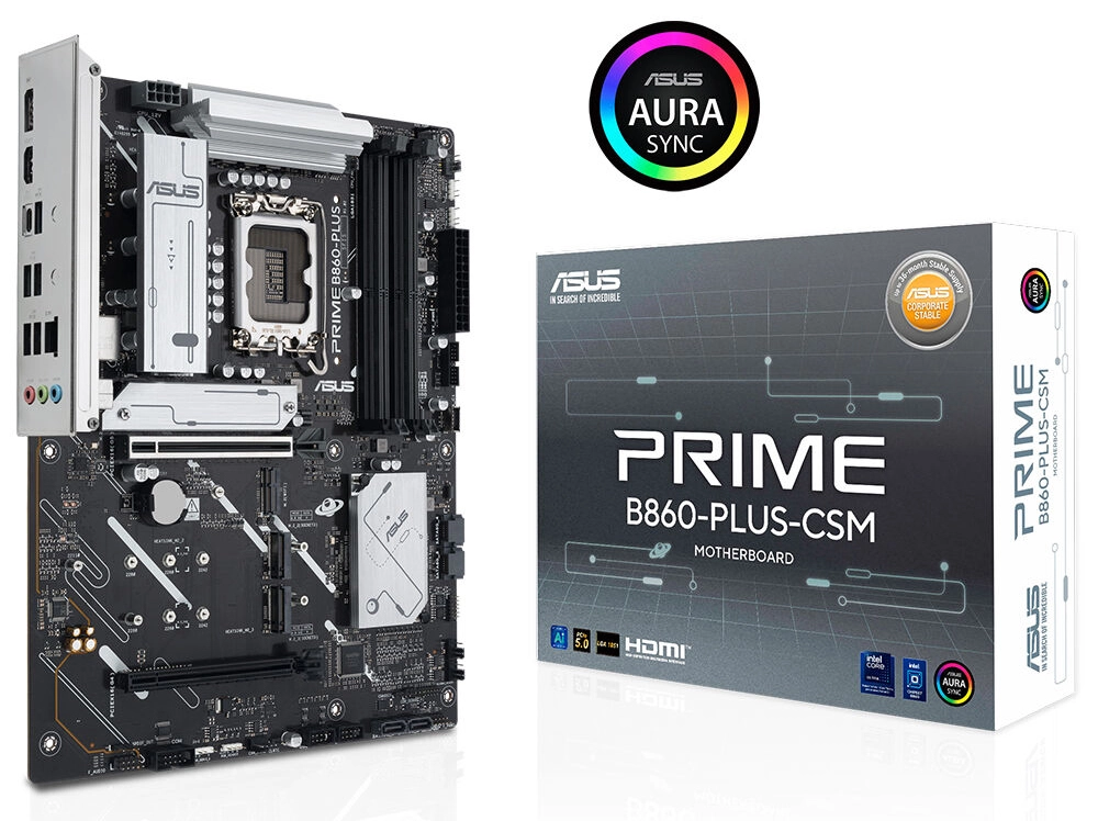 ASUS PRIME B860-PLUS-CSM anakart ve kutu