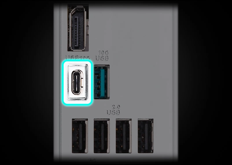 ASUS PRIME B860M-A-CSM USB 20Gbps Type-C bağlantı noktası