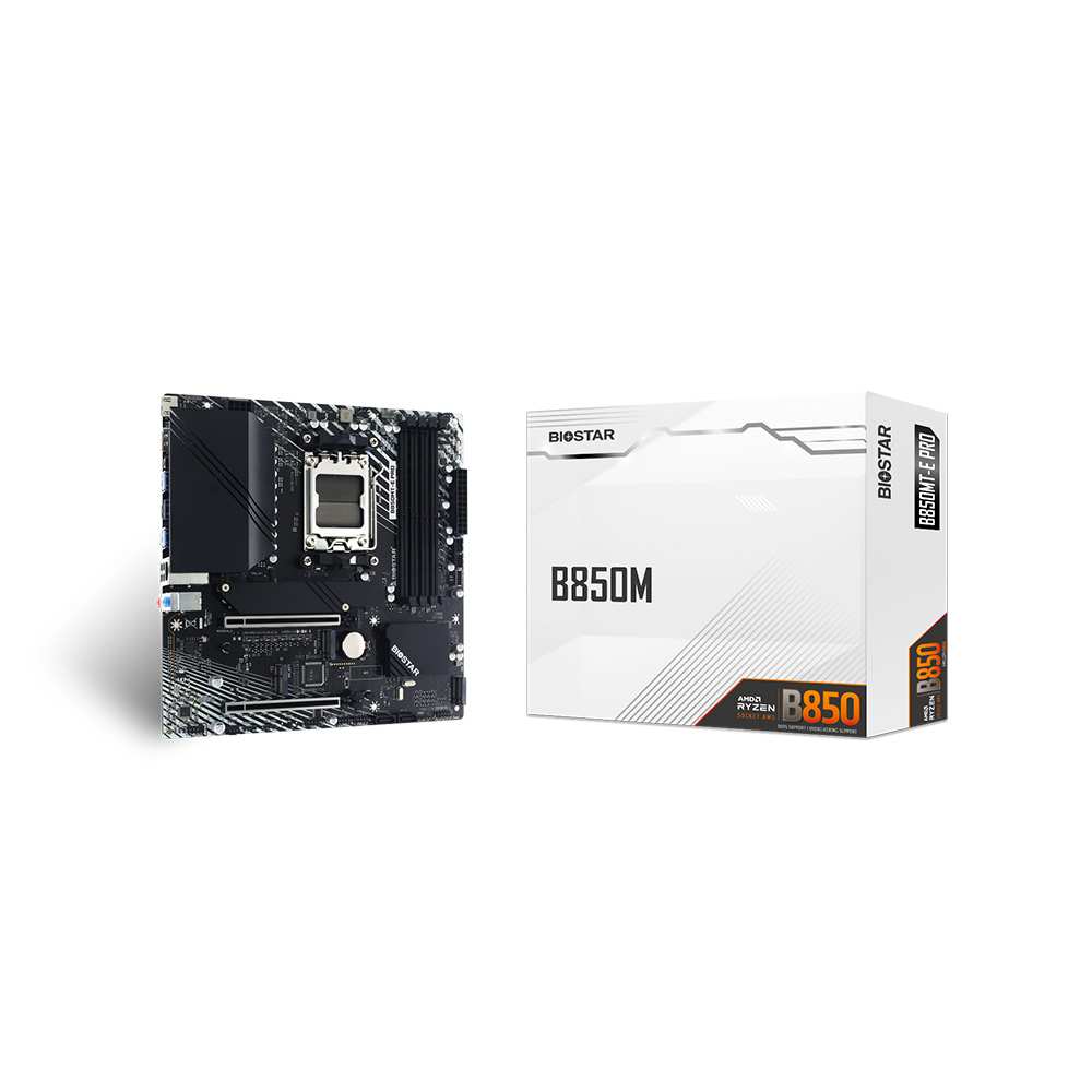 Biostar B850MT-E PRO DDR5 8000MHz AM5 mATX Anakart