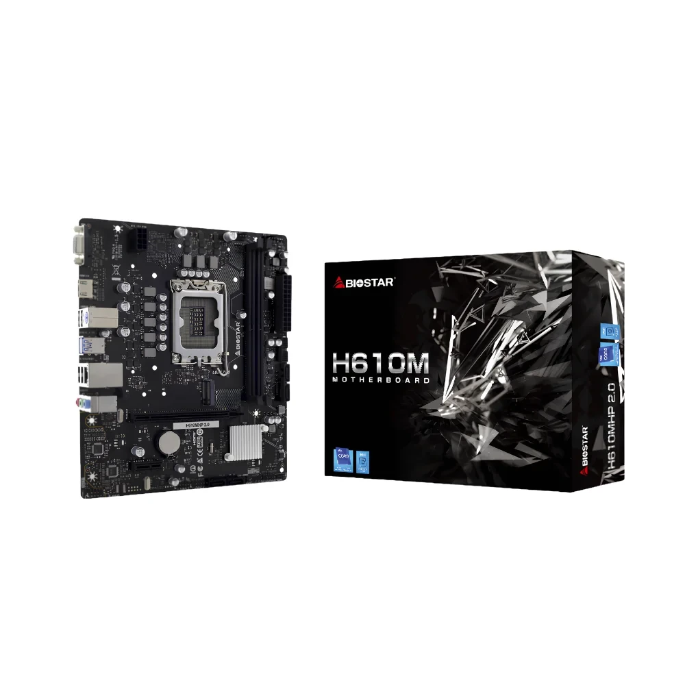 Biostar H610MHP 2.0 DDR4 AM4 Micro ATX Anakart