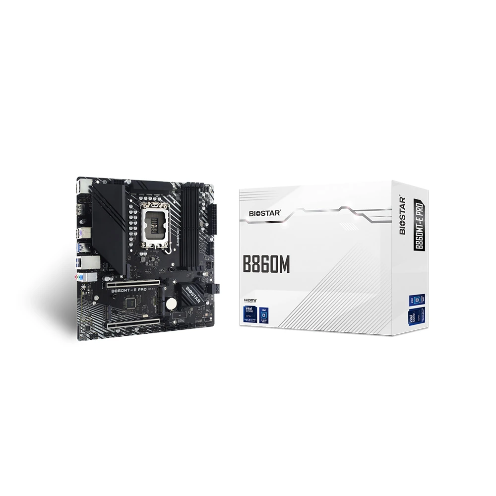 Biostar B860MT-E PRO DDR5 8000MHz 1851p mATX Anakart