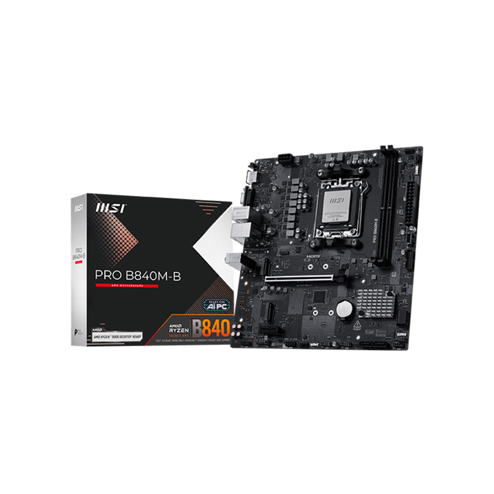 MSI PRO B840M-B AM5 DDR5 Micro ATX Anakart