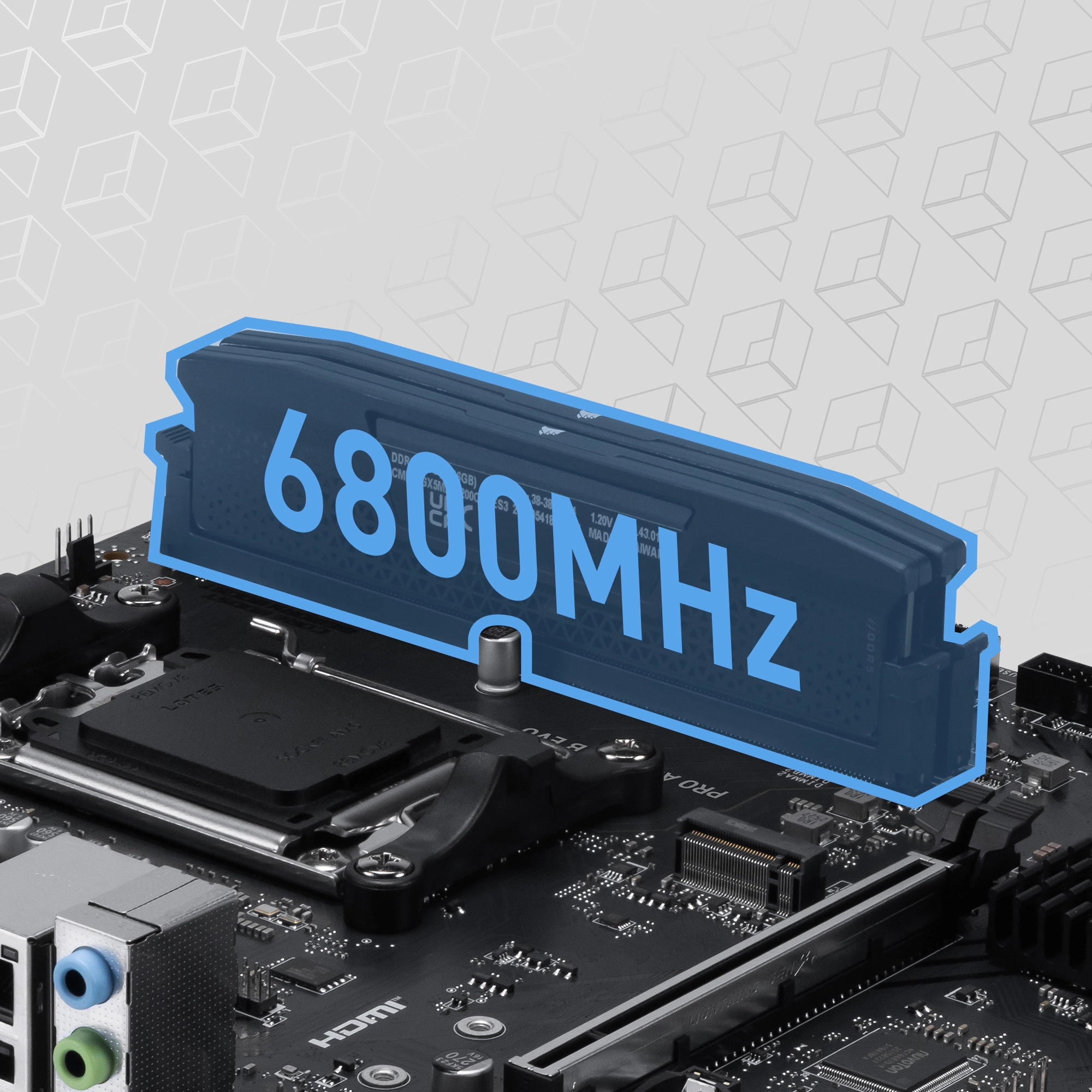 MSI PRO A620AM-B EVO 2x DDR5 Memory Boost
