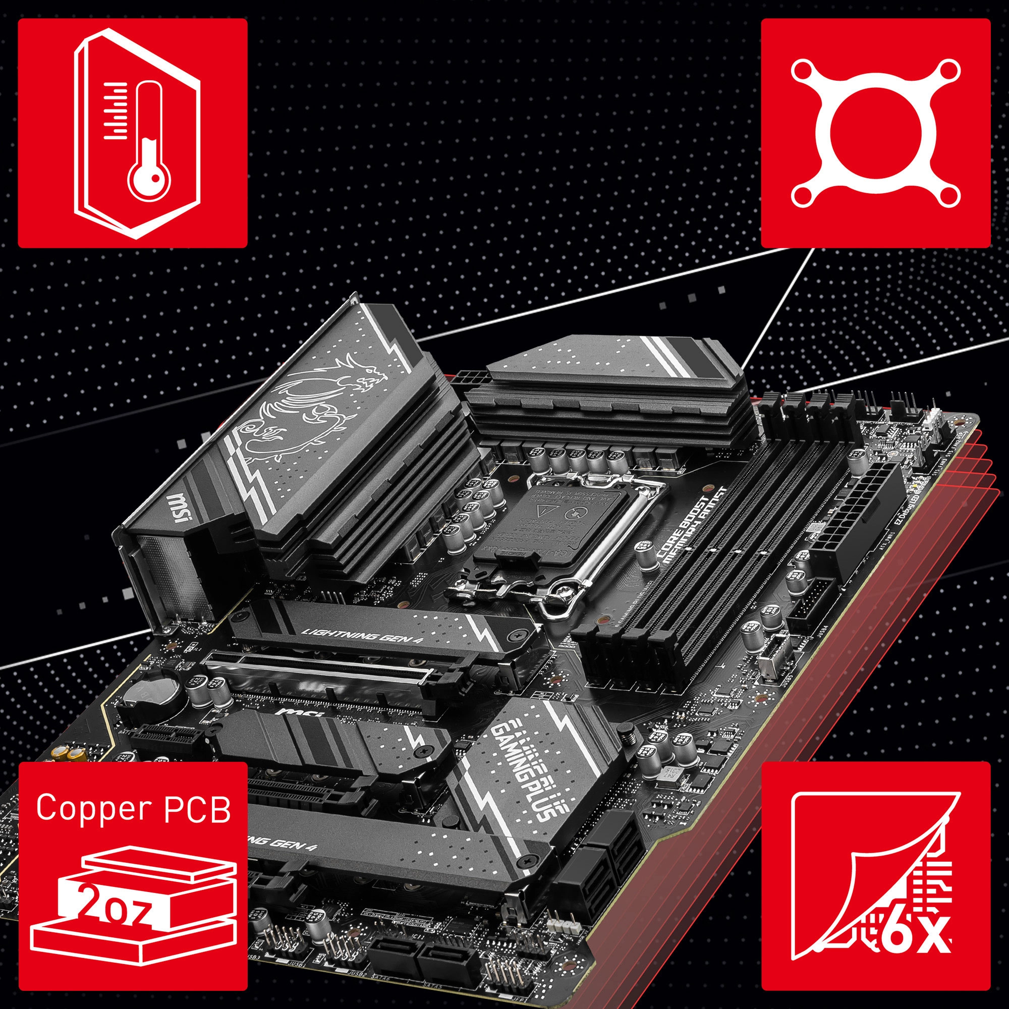 MSI Z790 GAMING PLUS WIFI soğutma özellikleri
