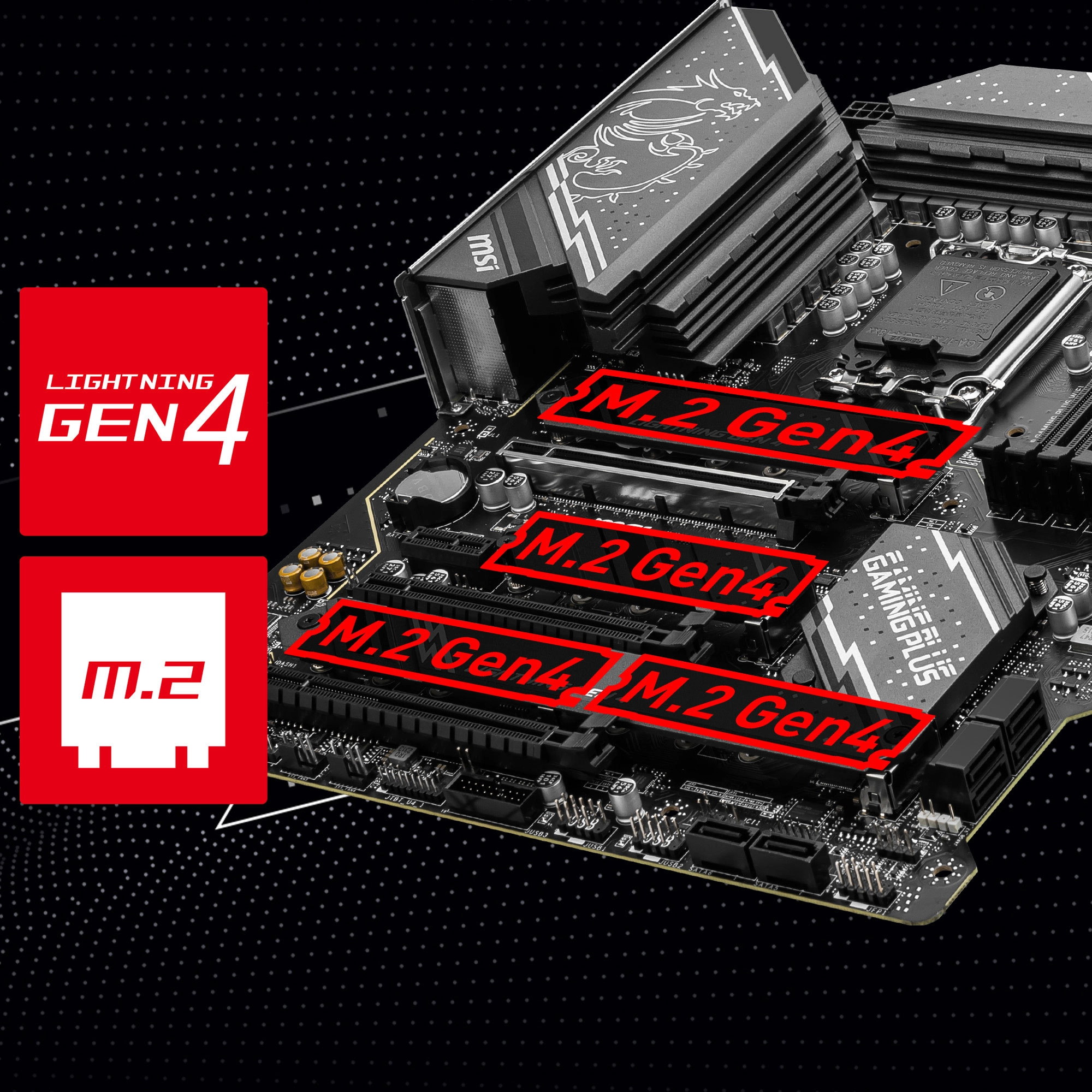 MSI Z790 GAMING PLUS WIFI Gen4 M.2