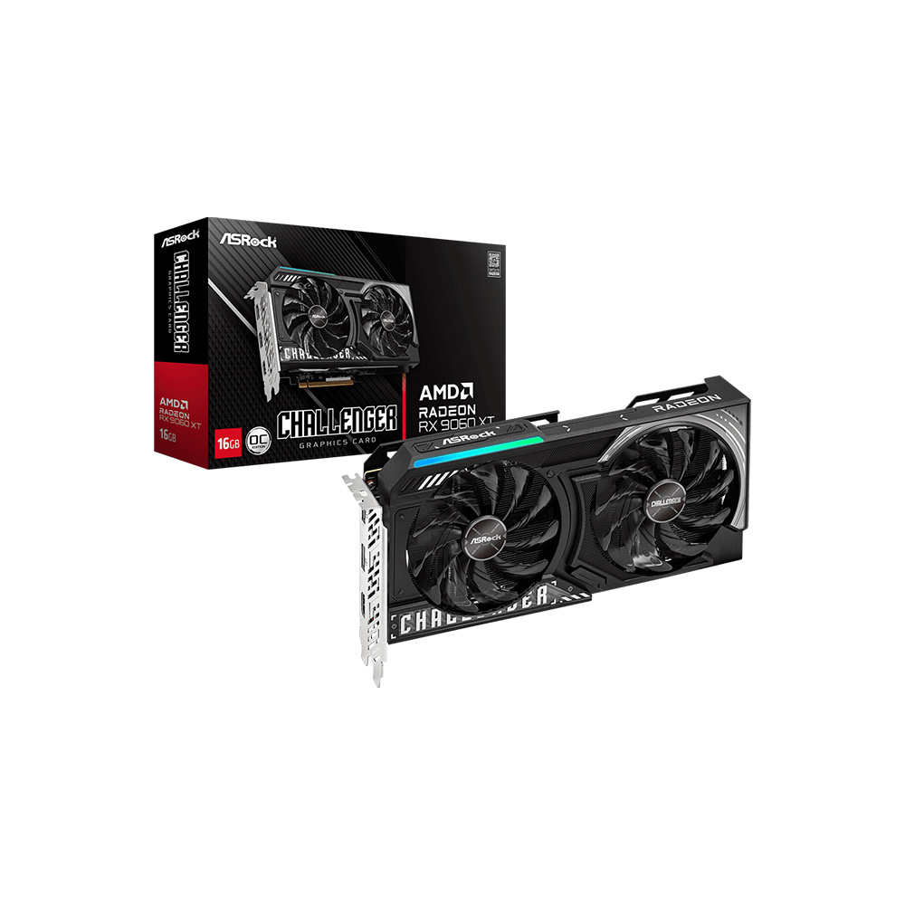 ASROCK Challenger AMD Radeon RX 9060 XT OC 16GB GDDR6 128 Bit