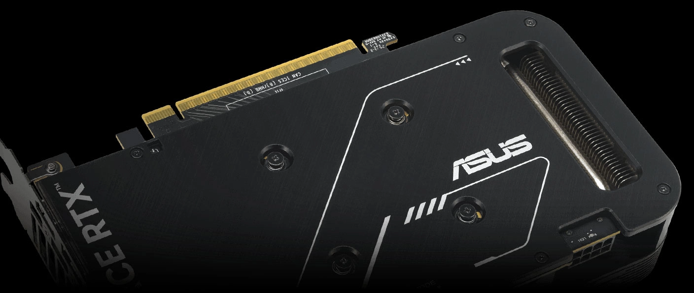 ASUS Dual GeForce RTX™ 5050 8GB GDDR6 OC Edition havalandırmalı arka plaka