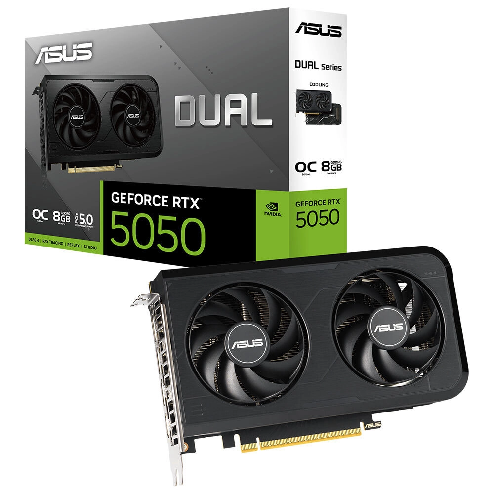 ASUS Dual GeForce RTX™ 5050 8GB GDDR6 OC Edition