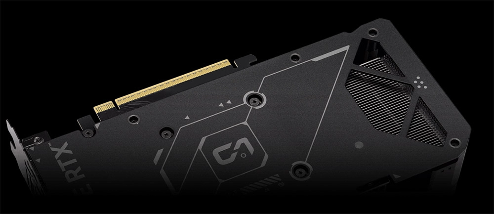 ASUS Dual GeForce RTX™ 5060 Ti 8GB GDDR7 OC Edition havalandırmalı arka plaka