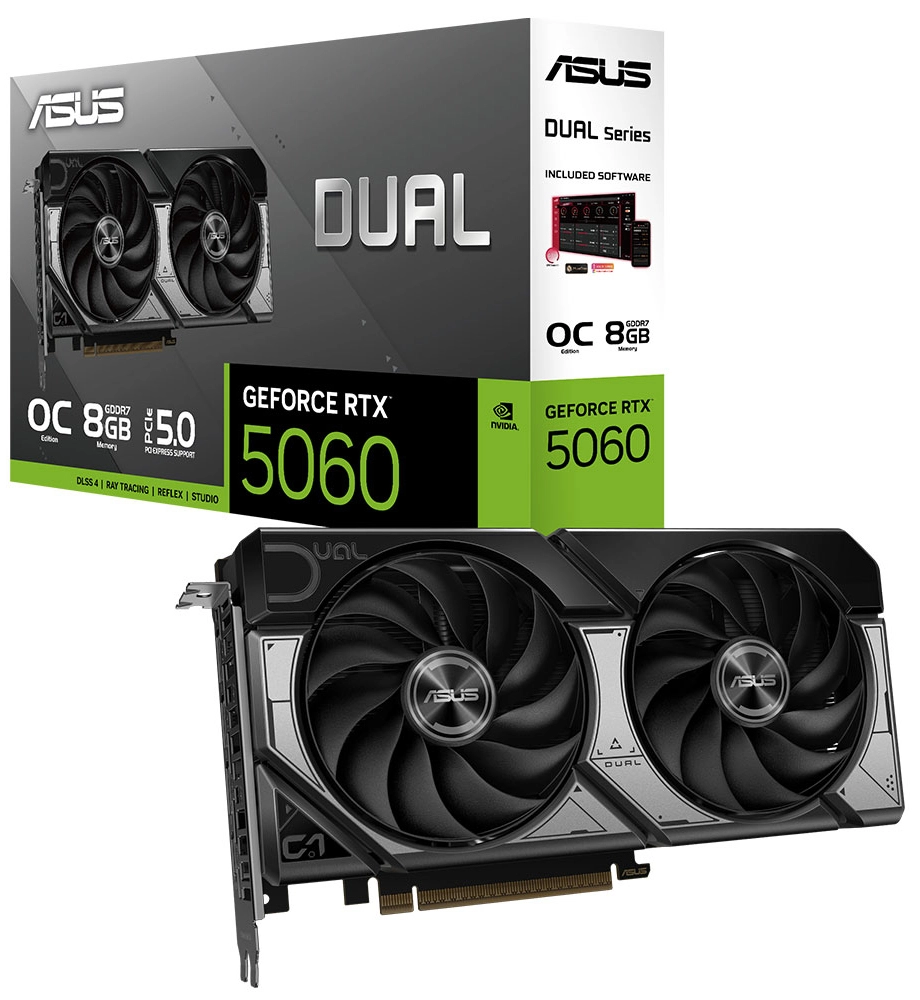 ASUS Dual GeForce RTX™ 5060 Ti 8GB GDDR7 OC Edition ürün görseli