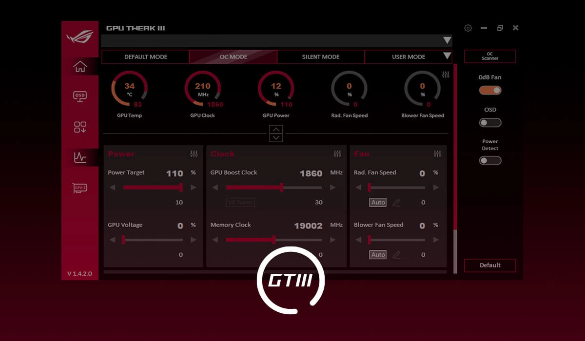 ASUS PRIME GeForce RTX™ 5060 8GB GDDR7 OC Edition GPU Tweak III