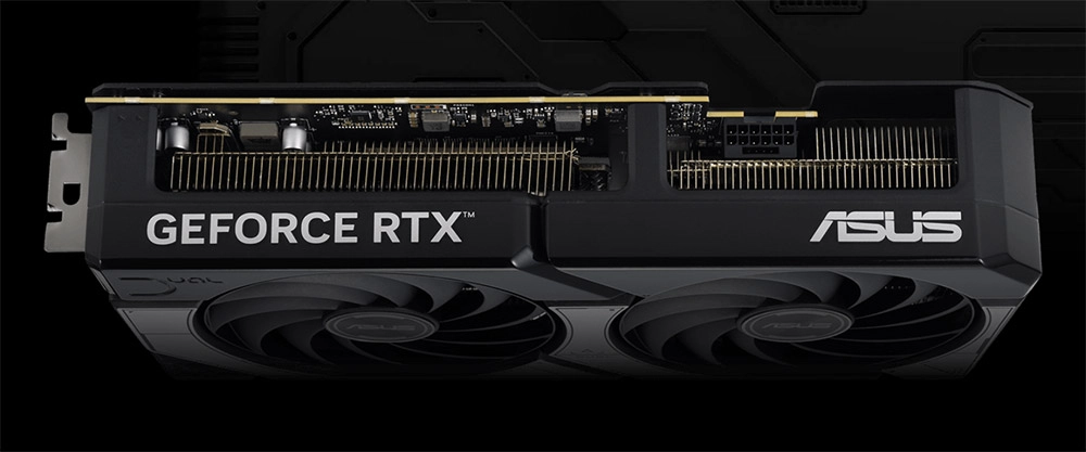 ASUS Dual GeForce RTX™ 5070 12GB GDDR7 OC Edition kompakt çift fan tasarımı
