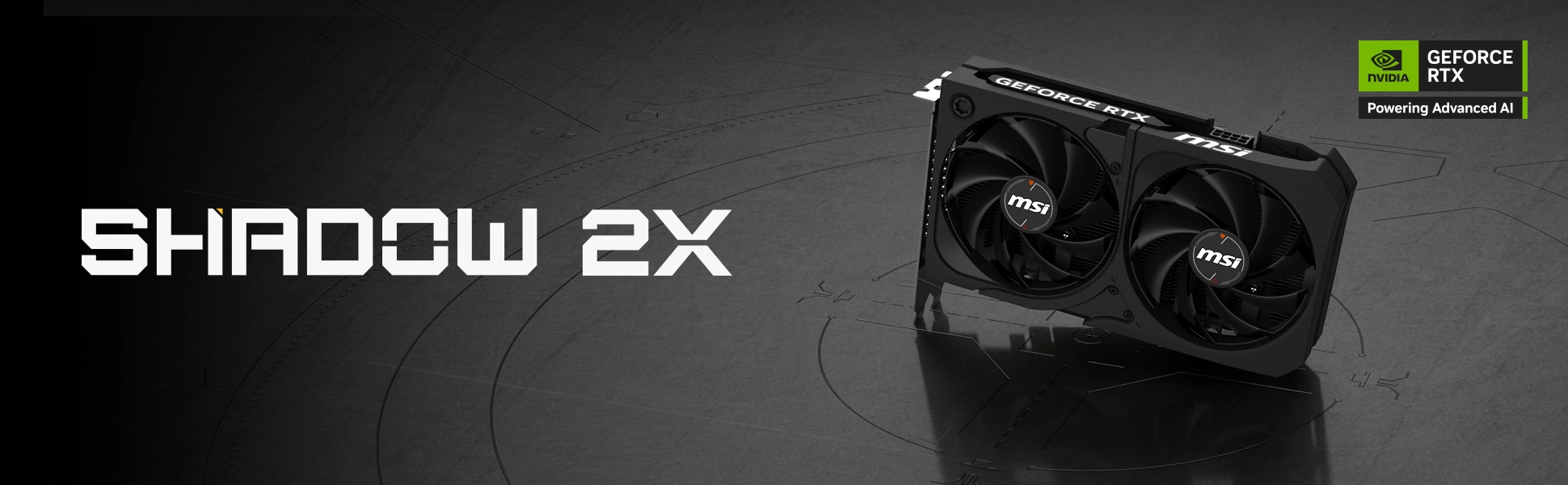 MSI RTX 5050 8G SHADOW 2X OC 8GB GDDR6 128Bit ekran kartı ürün görseli