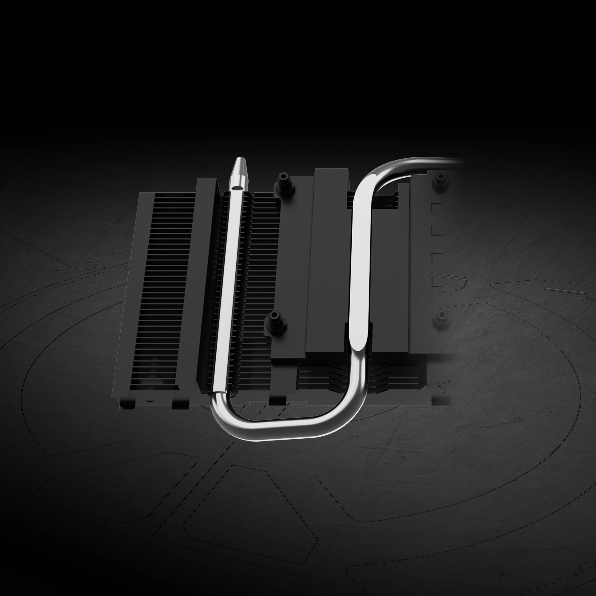 MSI RTX 5050 8G SHADOW 2X OC heat pipe ısı transfer sistemi