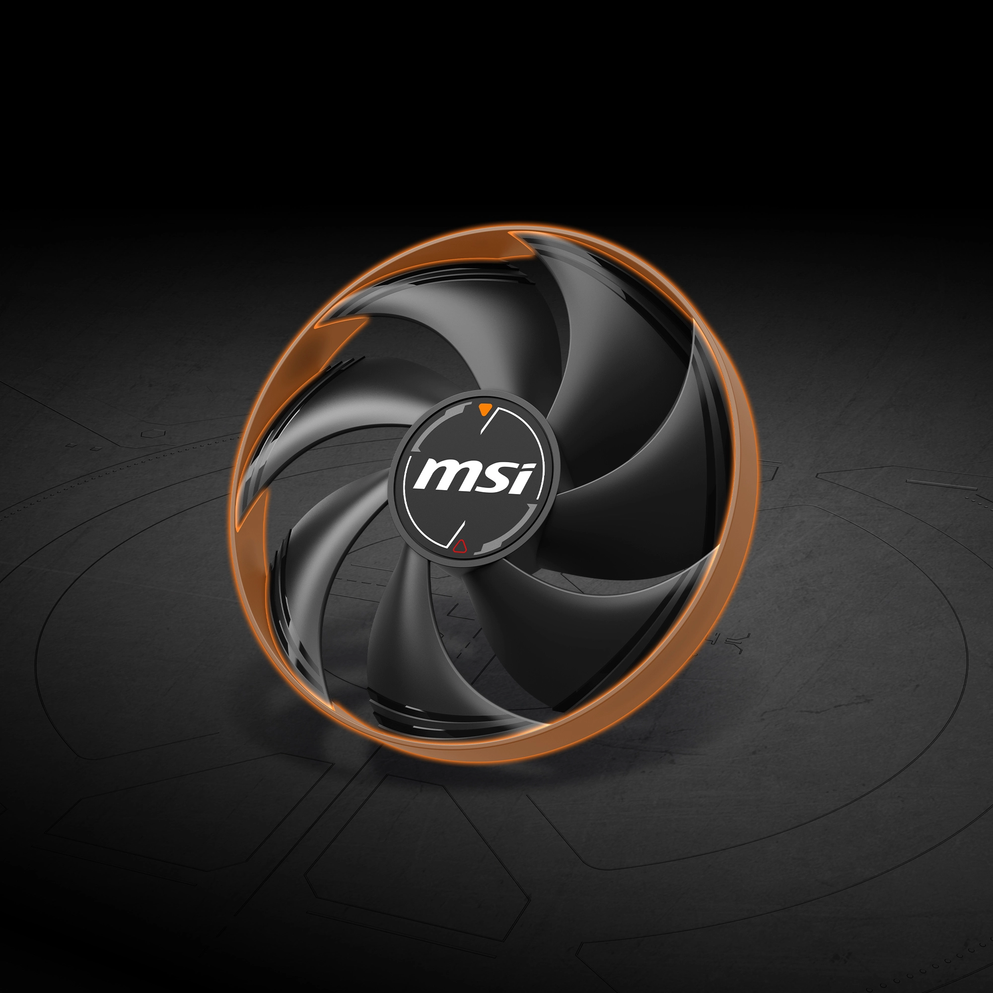 MSI RTX 5060 Ti 16G SHADOW 2X OC PLUS STORMFORCE Fan soğutma fanı