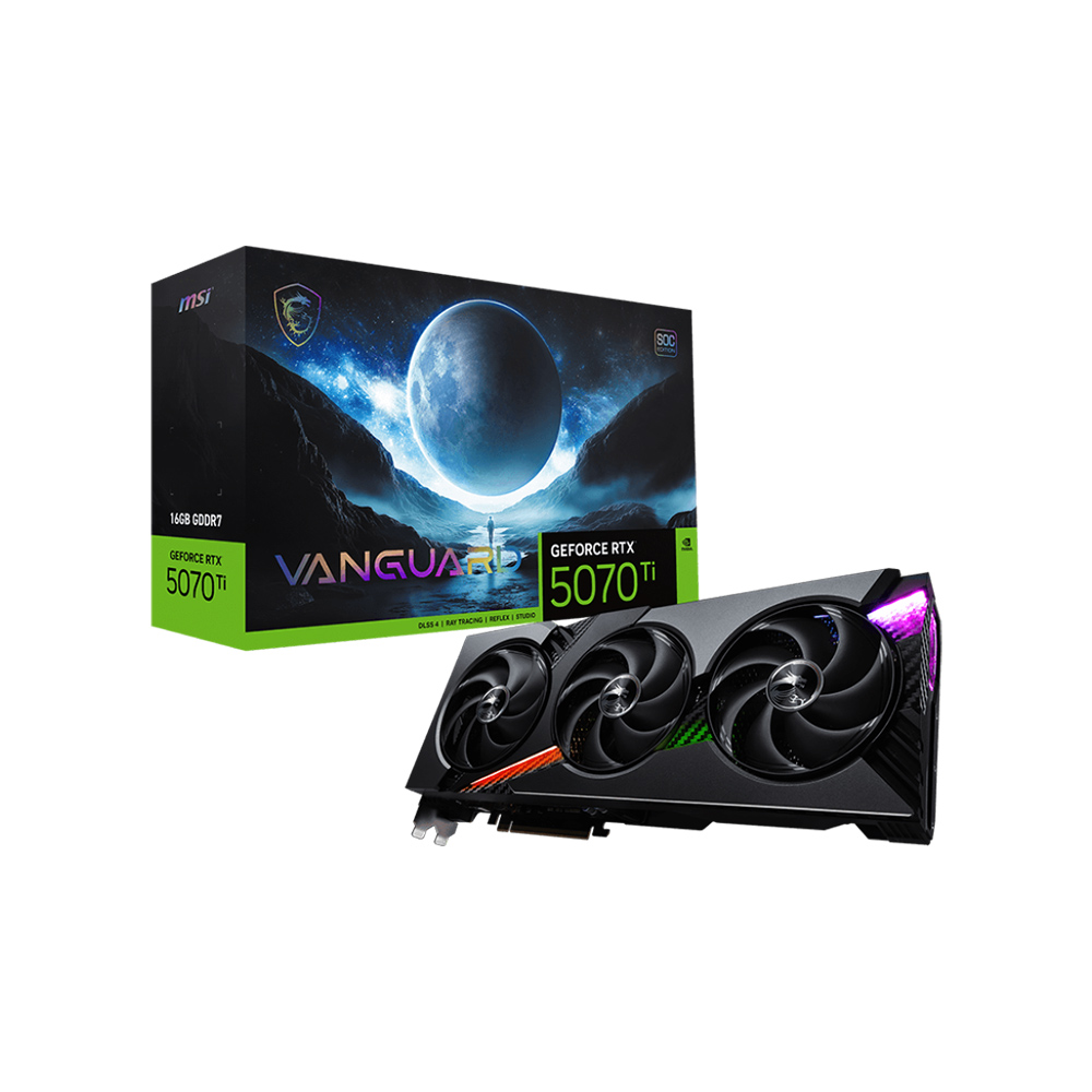 MSI RTX 5070 TI 16G VANGUARD SOC 16GB GDDR7 256bit Ekran Kartı