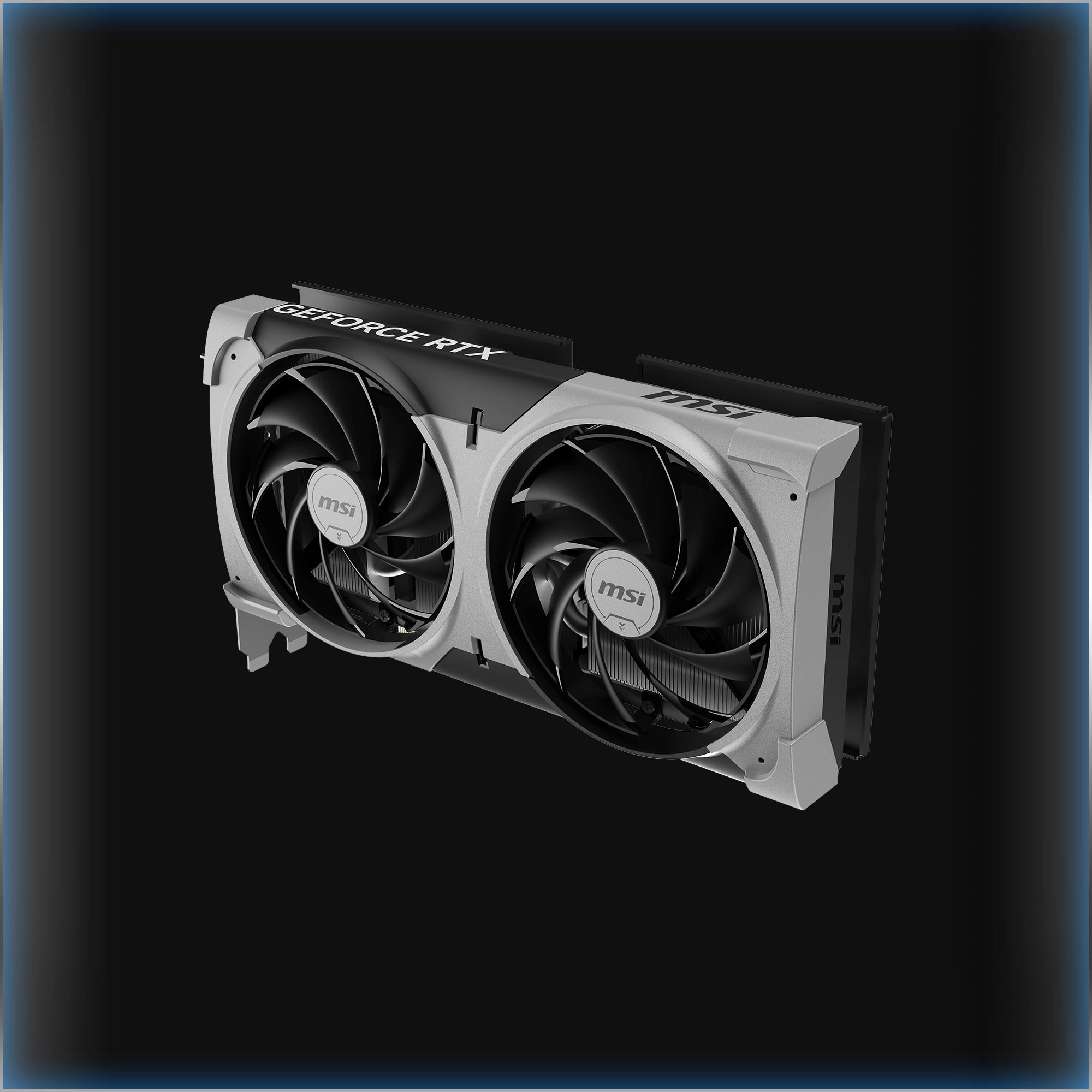 MSI RTX 5070 12G VENTUS 2X OC iki fanlı termal soğutma sistemi