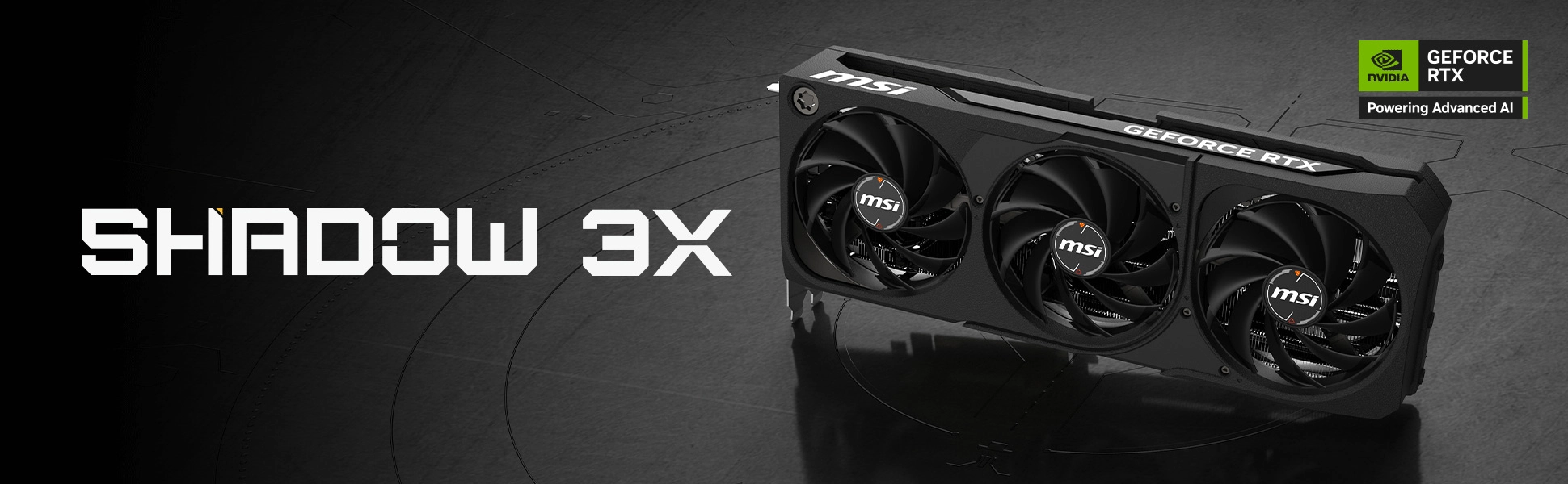MSI RTX 5080 16G SHADOW 3X OC 16GB GDDR7 256bit ekran kartı ürün görseli