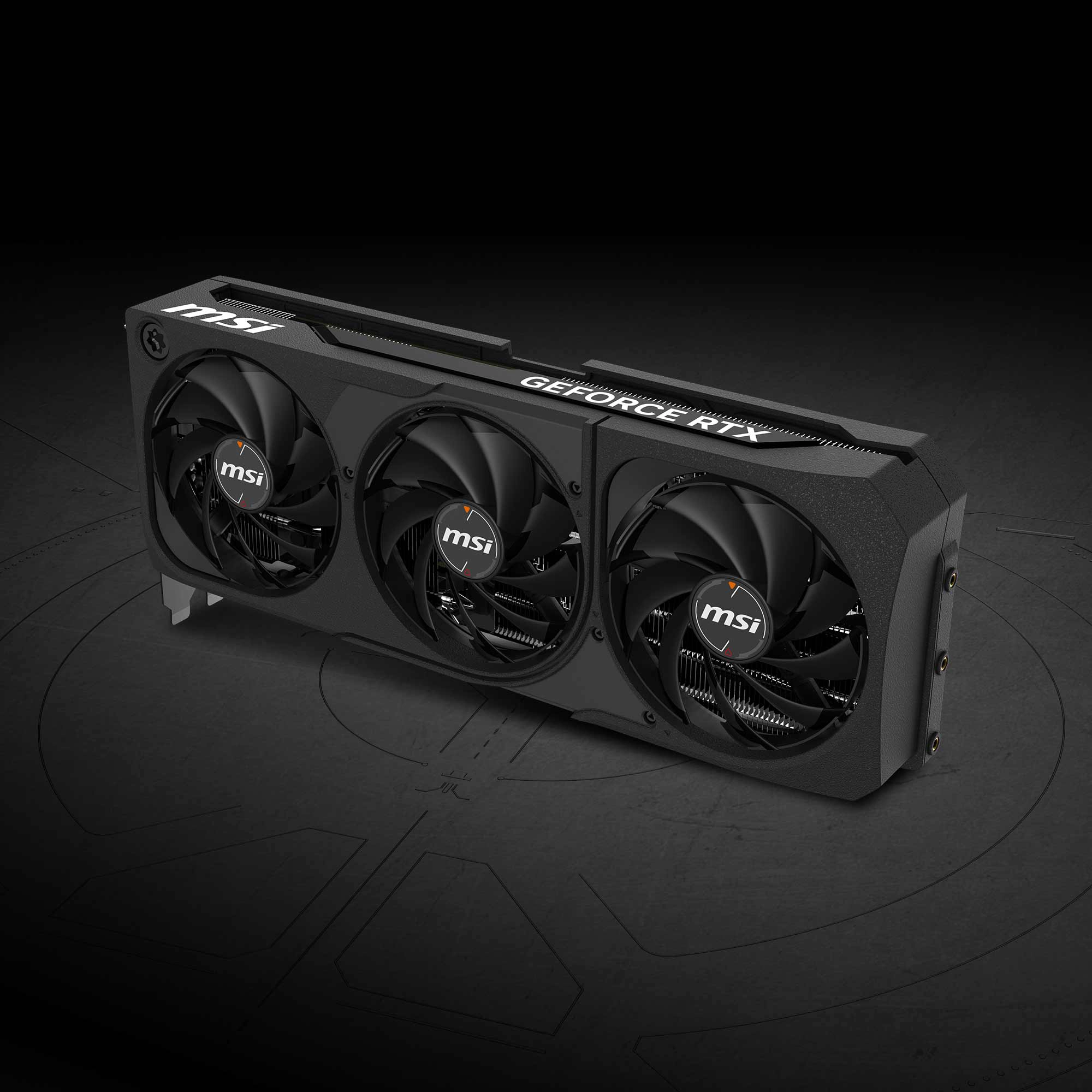 MSI RTX 5080 16G SHADOW 3X OC üç fanlı termal soğutma sistemi