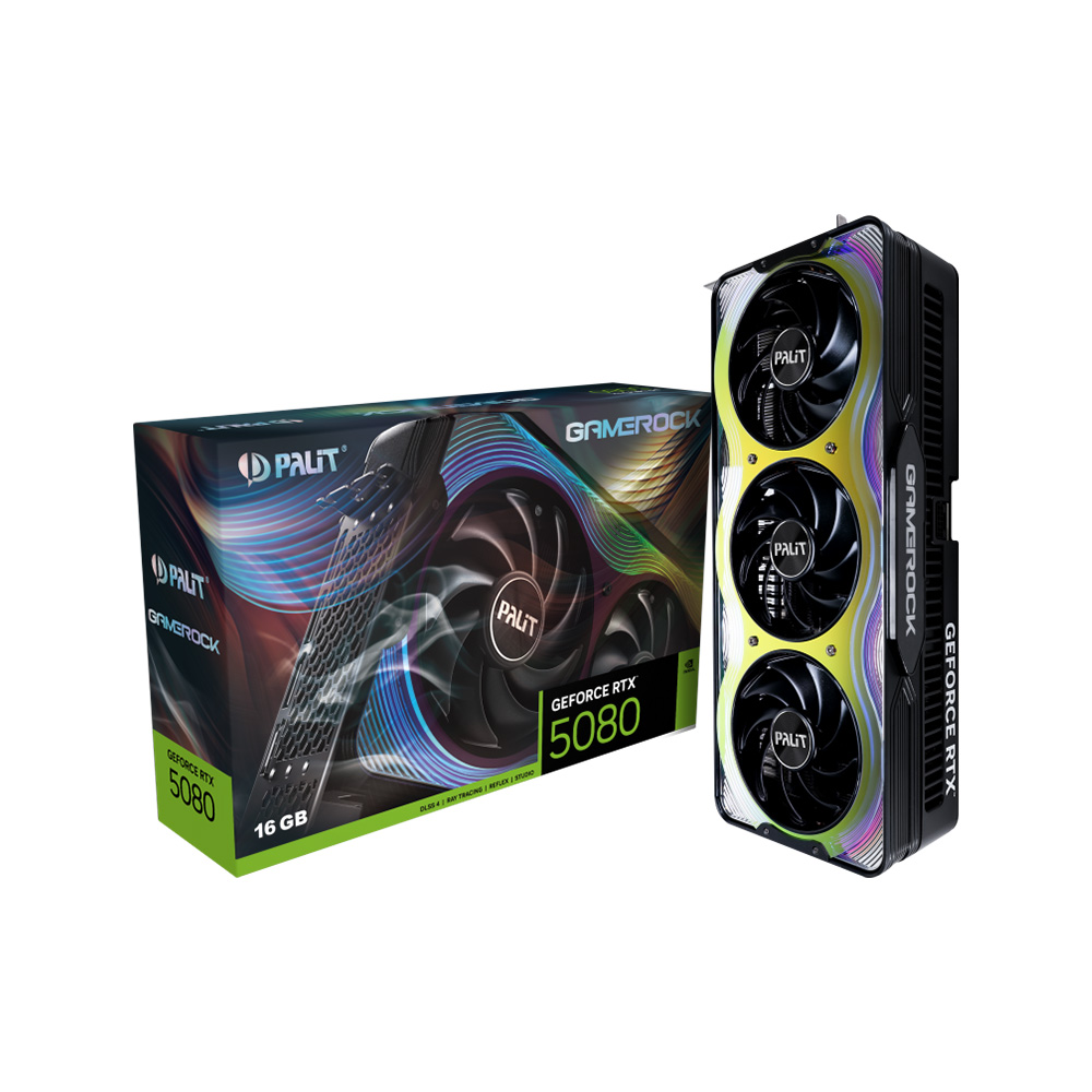 Palit RTX5080 GAMEROCK 16GB 256Bit GDDR7 Ekran Kartı