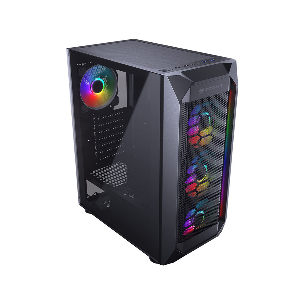 Cougar MX410 Mesh-G RGB 650W 80+ PSU Mid Tower Kasa