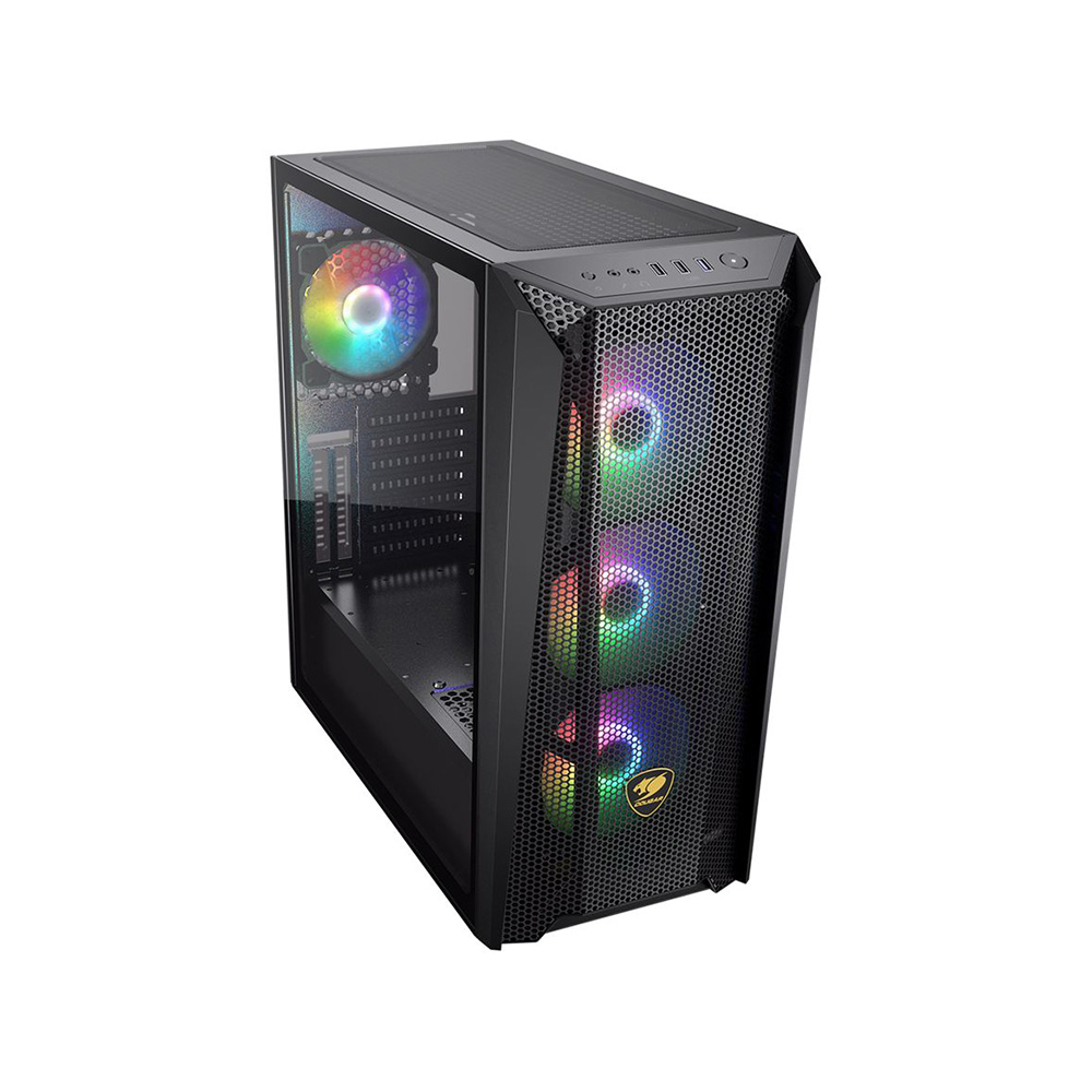 Cougar MX660 Mesh RGB Kasa 850W 80+ Gold PSU Mid Tower Kasa
