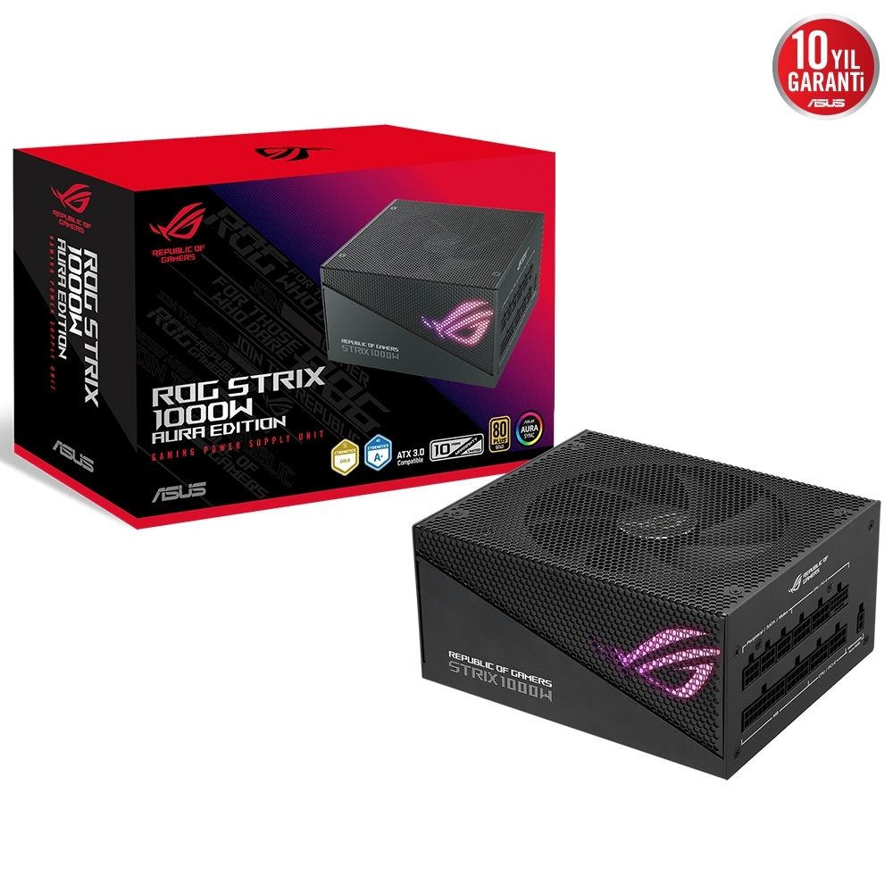 Asus ROG STRIX 1000G AURA 1000W 80+ Gold Güç Kaynağı