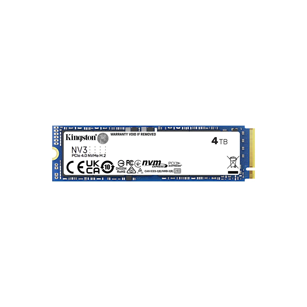 Kingston NV3 4TB 6000-5000MB/s M.2 SSD SNV3S/4000G