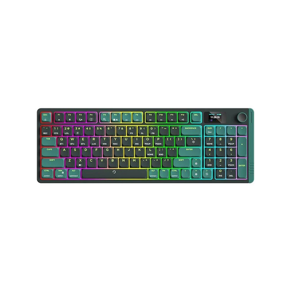 AIGO S99 RGB Red Switch Siyah/Yeşil Gaming Klavye