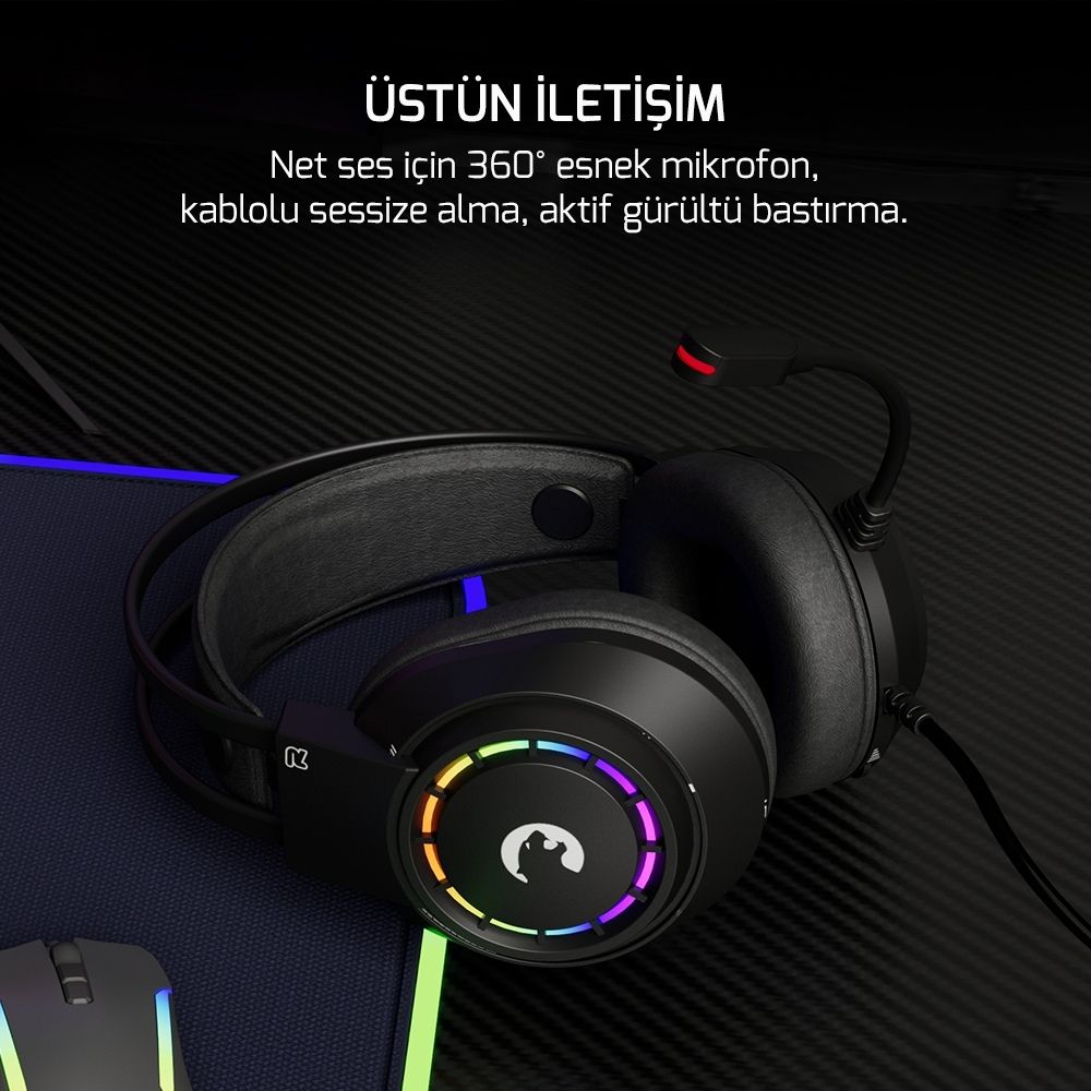 Gamepower Voldon Rainbow 7.1 Gaming Kulaklık