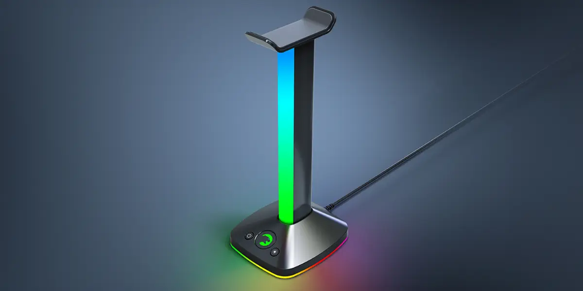 GamePower EliteRack RGB Gaming USB3.0 Oyuncu Kulaklık Standı