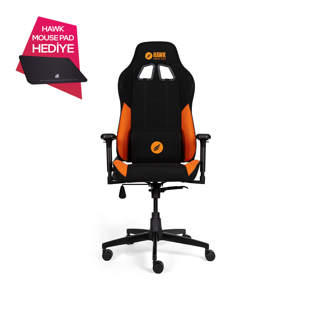 Hawk Gaming Chair Fab C2 Turuncu Kumaş Oyuncu Koltuğu
