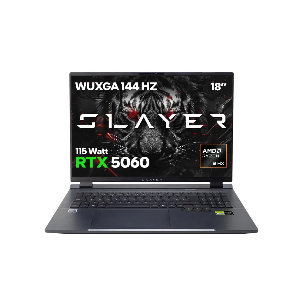 Game Garaj Slayer R9T XL-5060 AMD Ryzen 9 8945HX RTX5060 18" 144Hz WUXGA FreeDOS Oyuncu Laptop