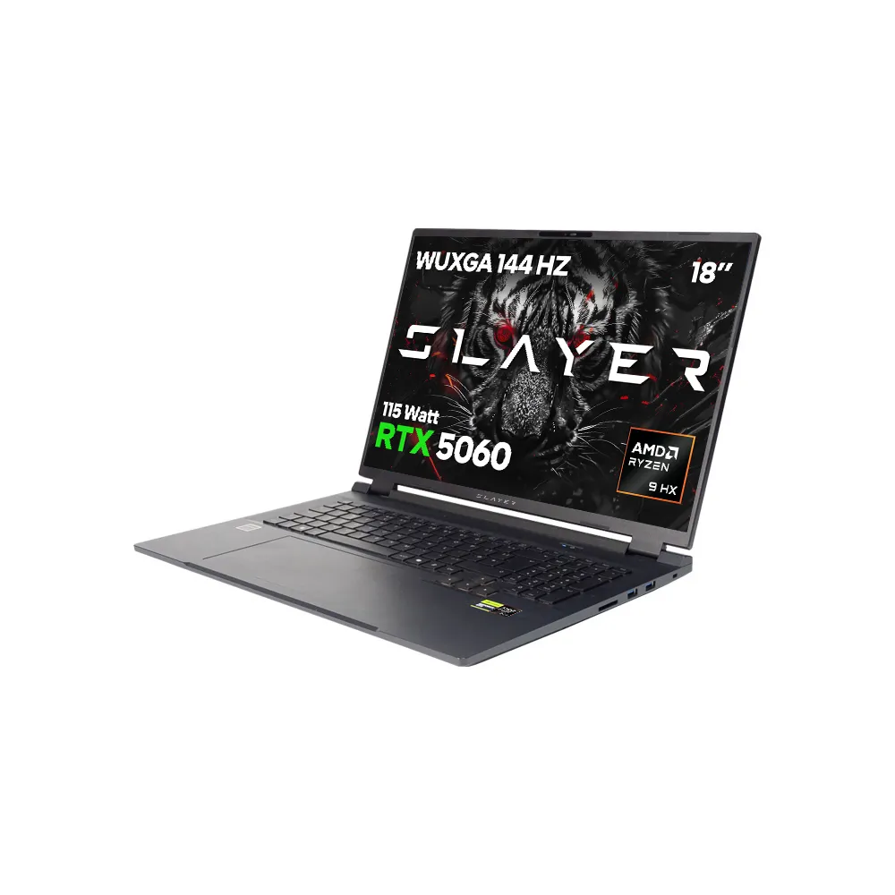 Game Garaj Slayer R9T XL-5060 AMD Ryzen 9 8945HX RTX5060 18" 144Hz WUXGA FreeDOS Oyuncu Laptop